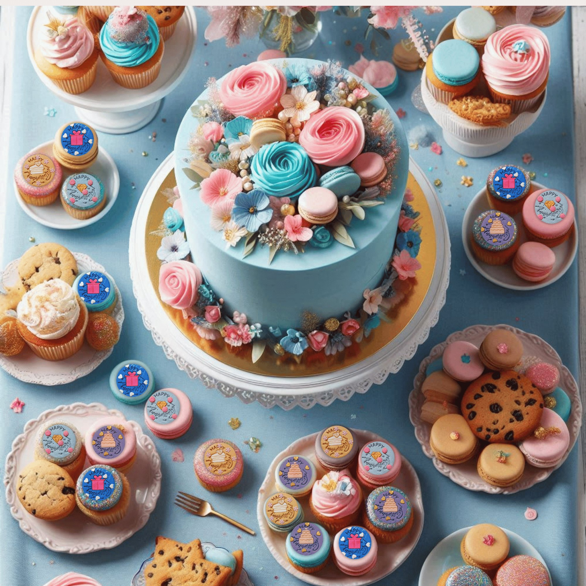 Confect Happy Anniversary | Edible Celebration Topper