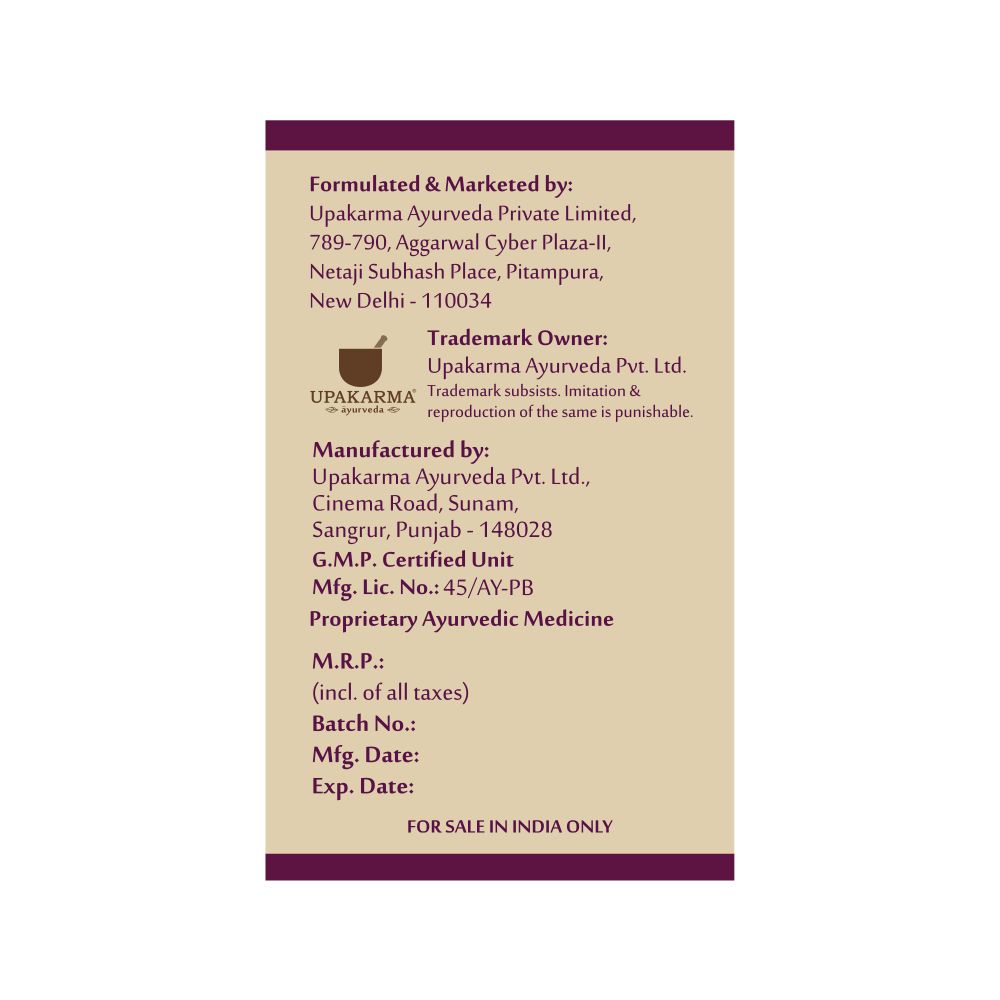 Upakarma Ayurveda Ashwagandha Capsules - Grab2buy