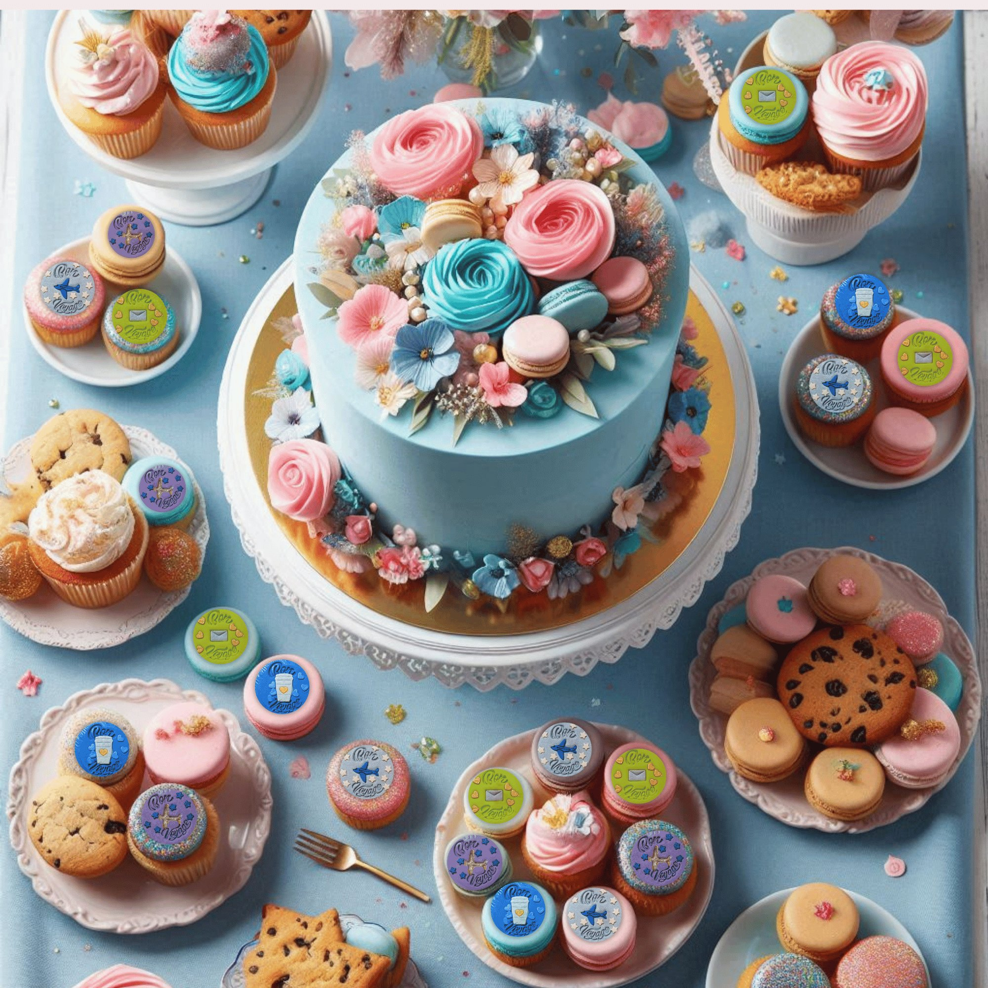 Confect Bon Voyage | Edible Celebration Topper