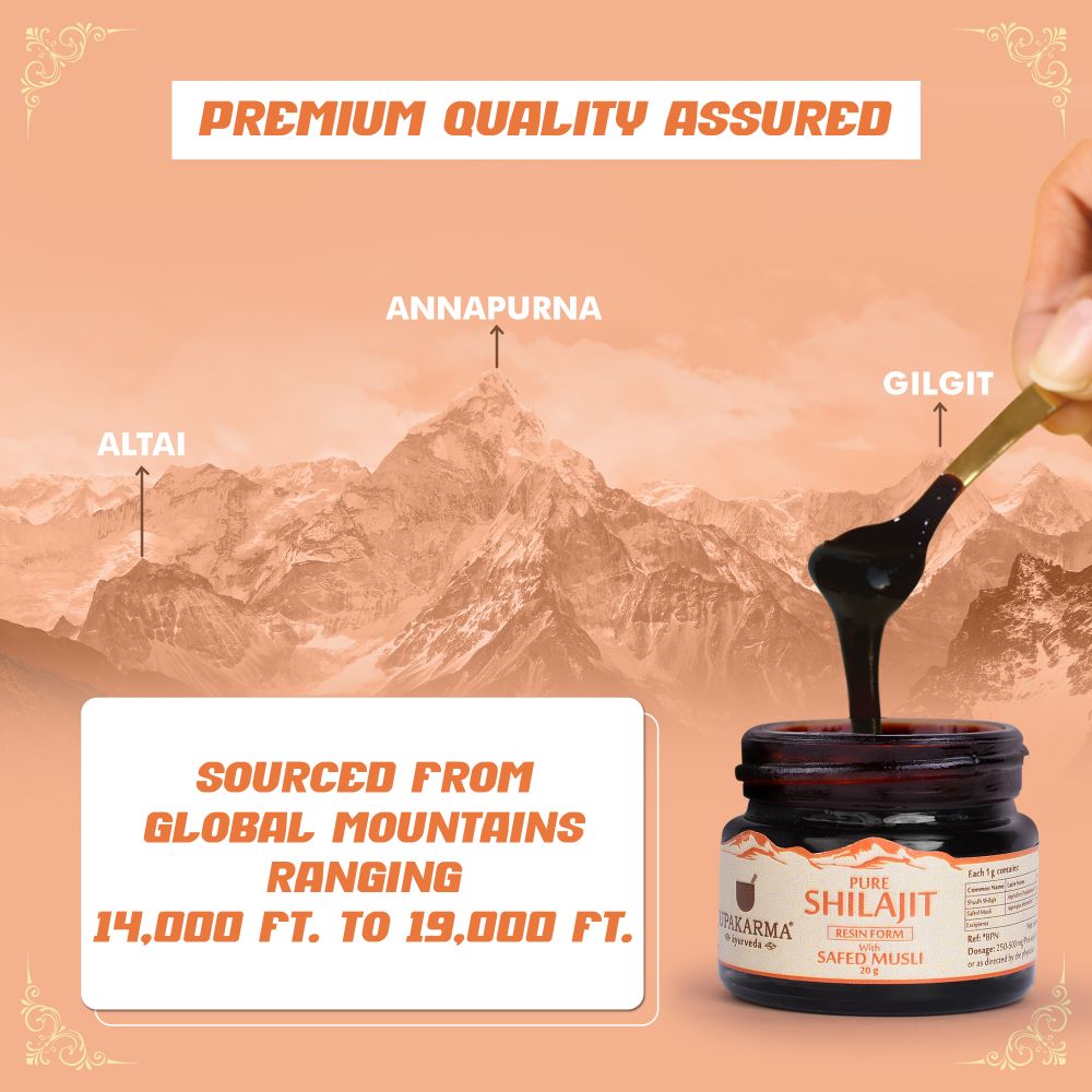 Upakarma Ayurveda Original & Pure SJ Resin Form With Safed Musli 
