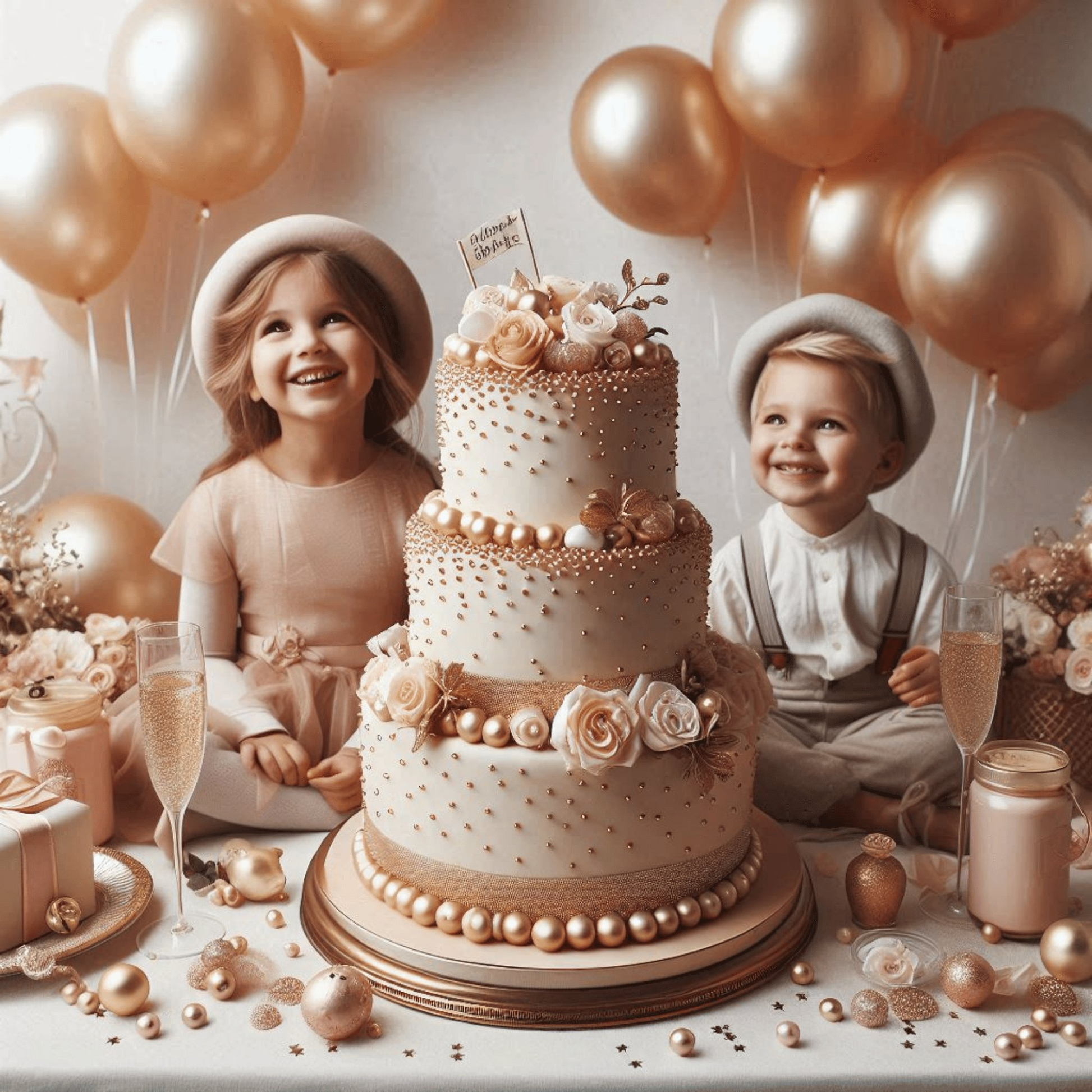 Confect Sprinkles for Cakes & Cupcakes Decoration | USP-17(CH Gold)
