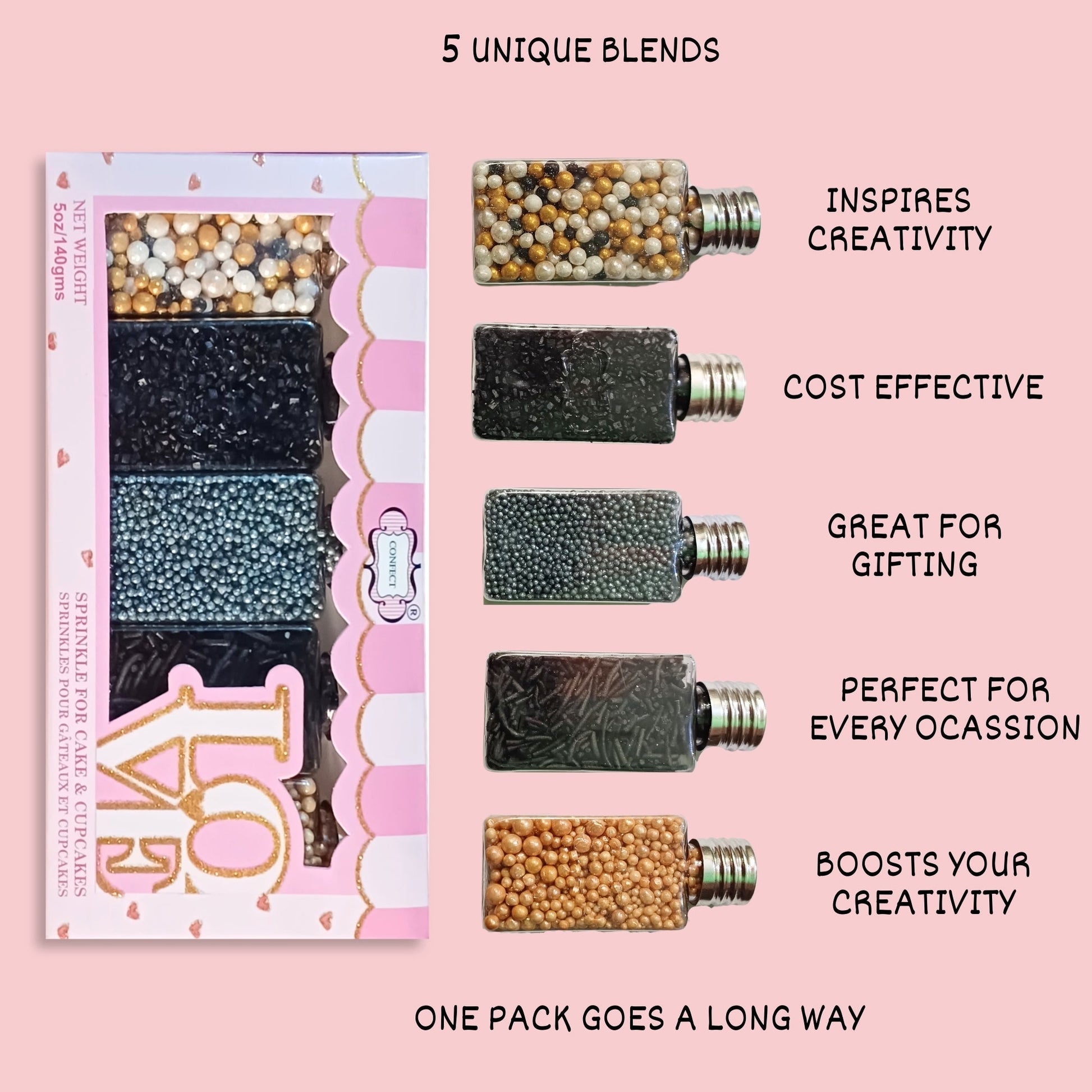 Confect Fusion Mashup Sprinkles FM Multipack 22