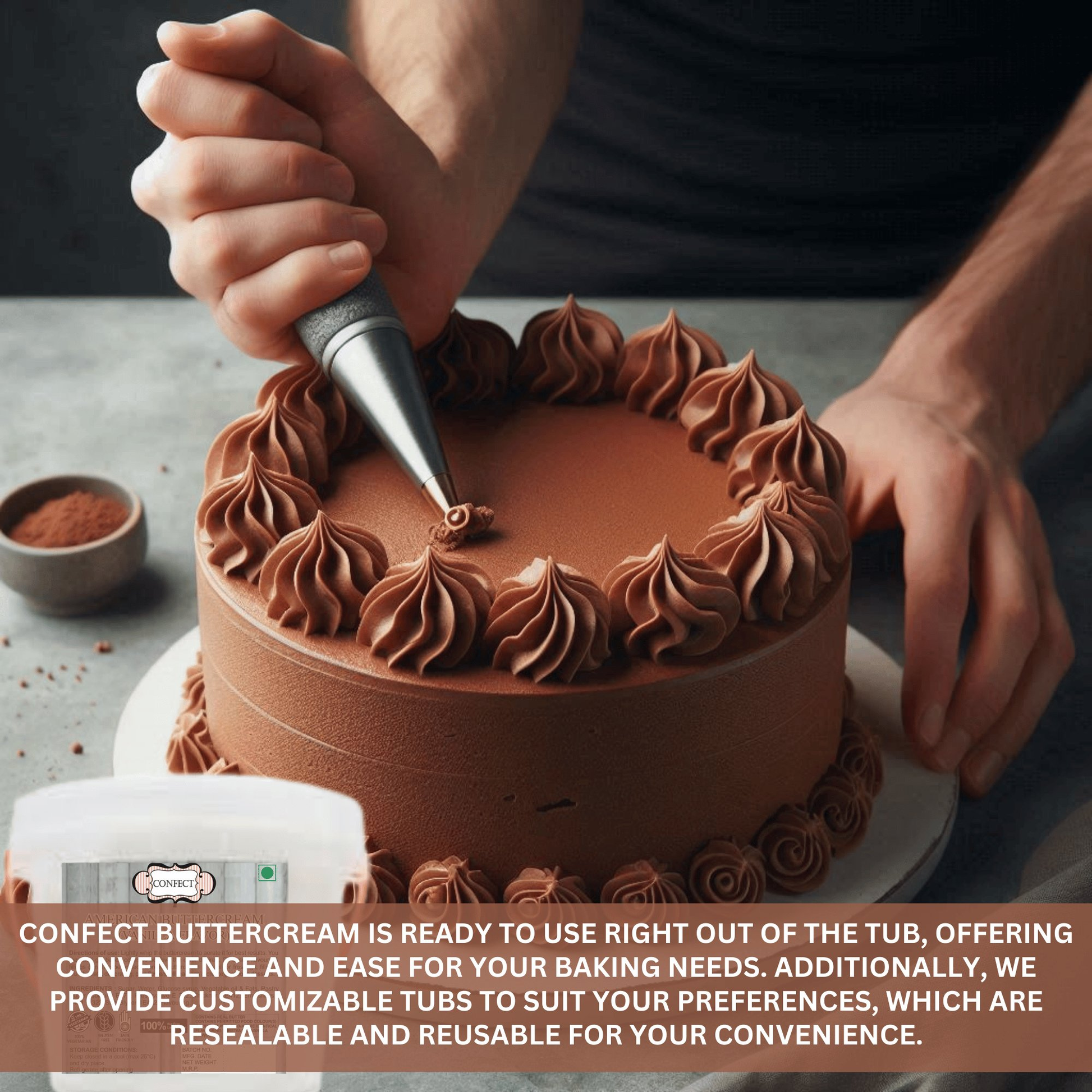 Confect American Butter Cream (Chocolate Fla.)