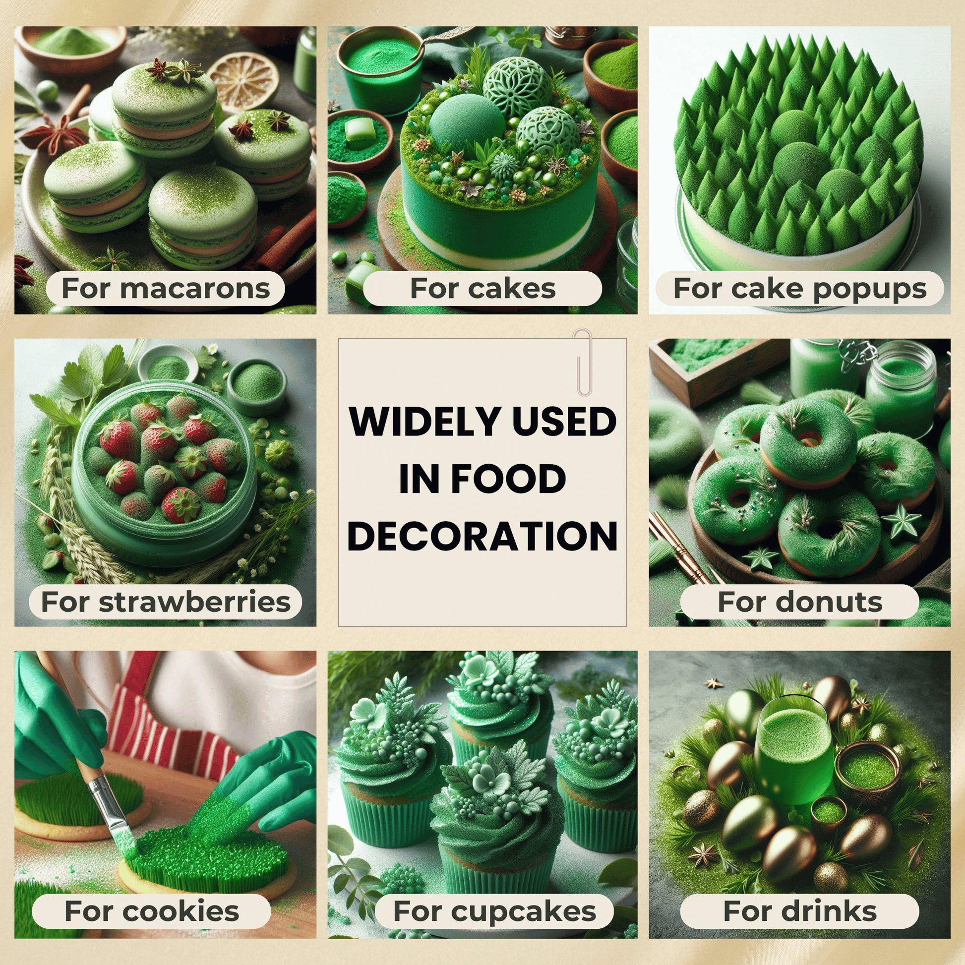 Confect Orchid Green | Edible Luster Dust
