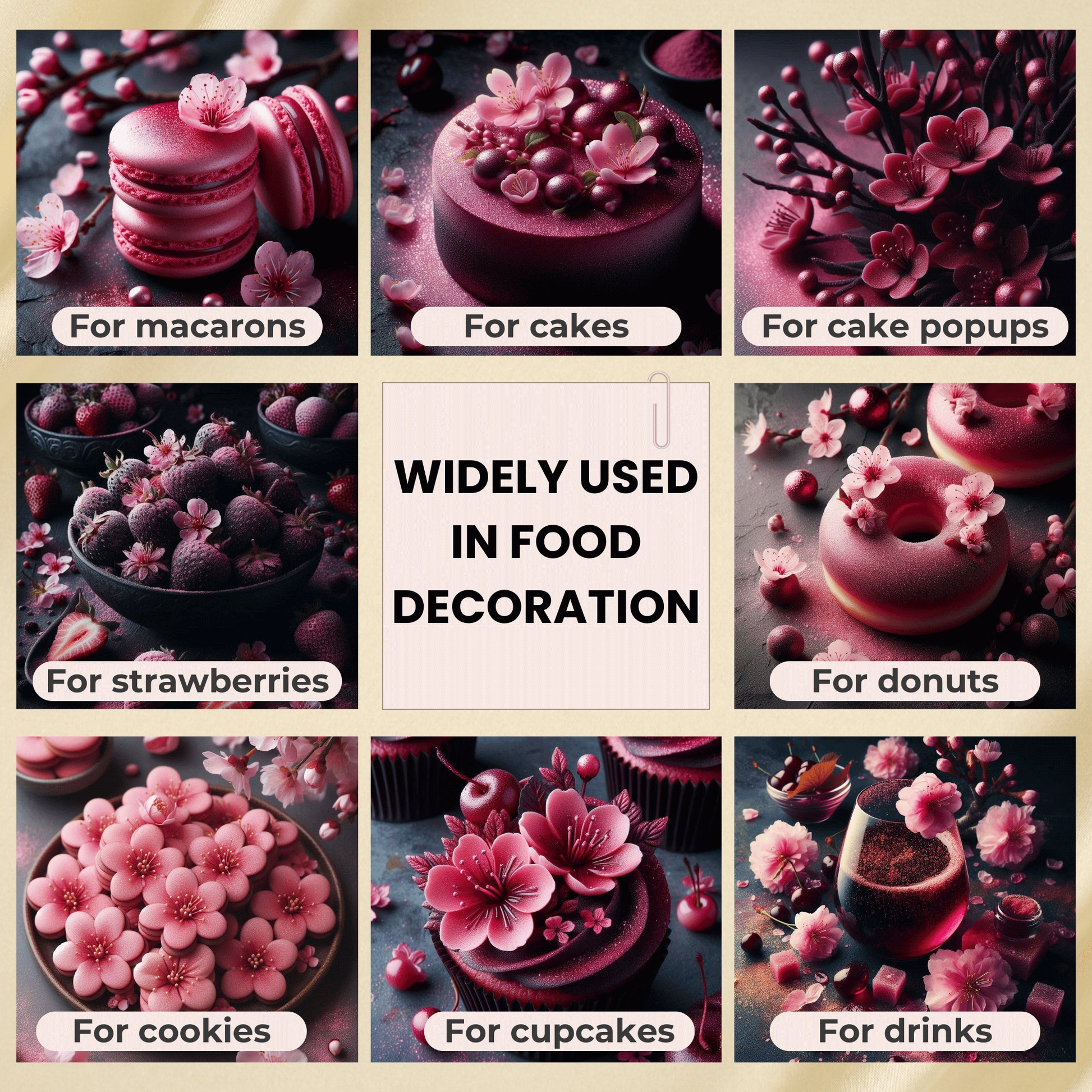 Confect Cherry Blossom Pink | Edible Luster Dust