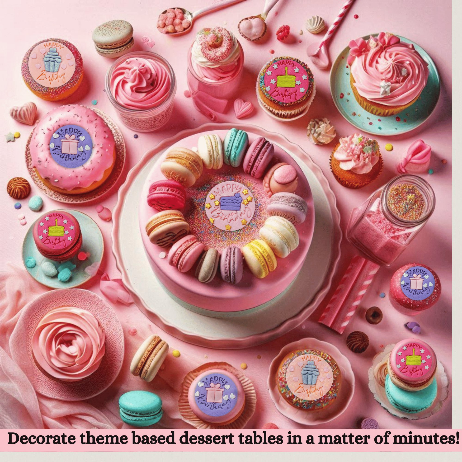 Confect Happy Birthday | Edible Celebration Topper