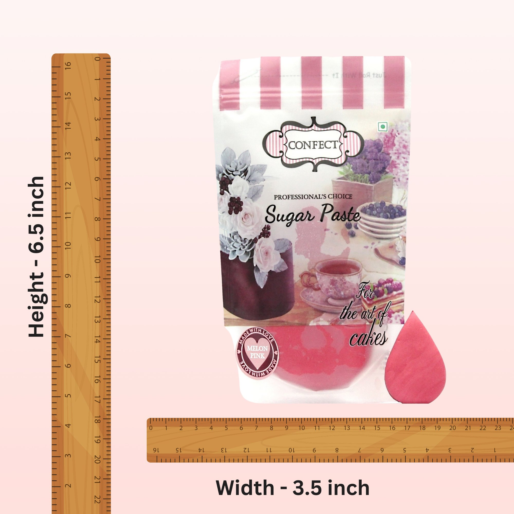 Confect Melon Pink Fondant | Edible Sugarpaste