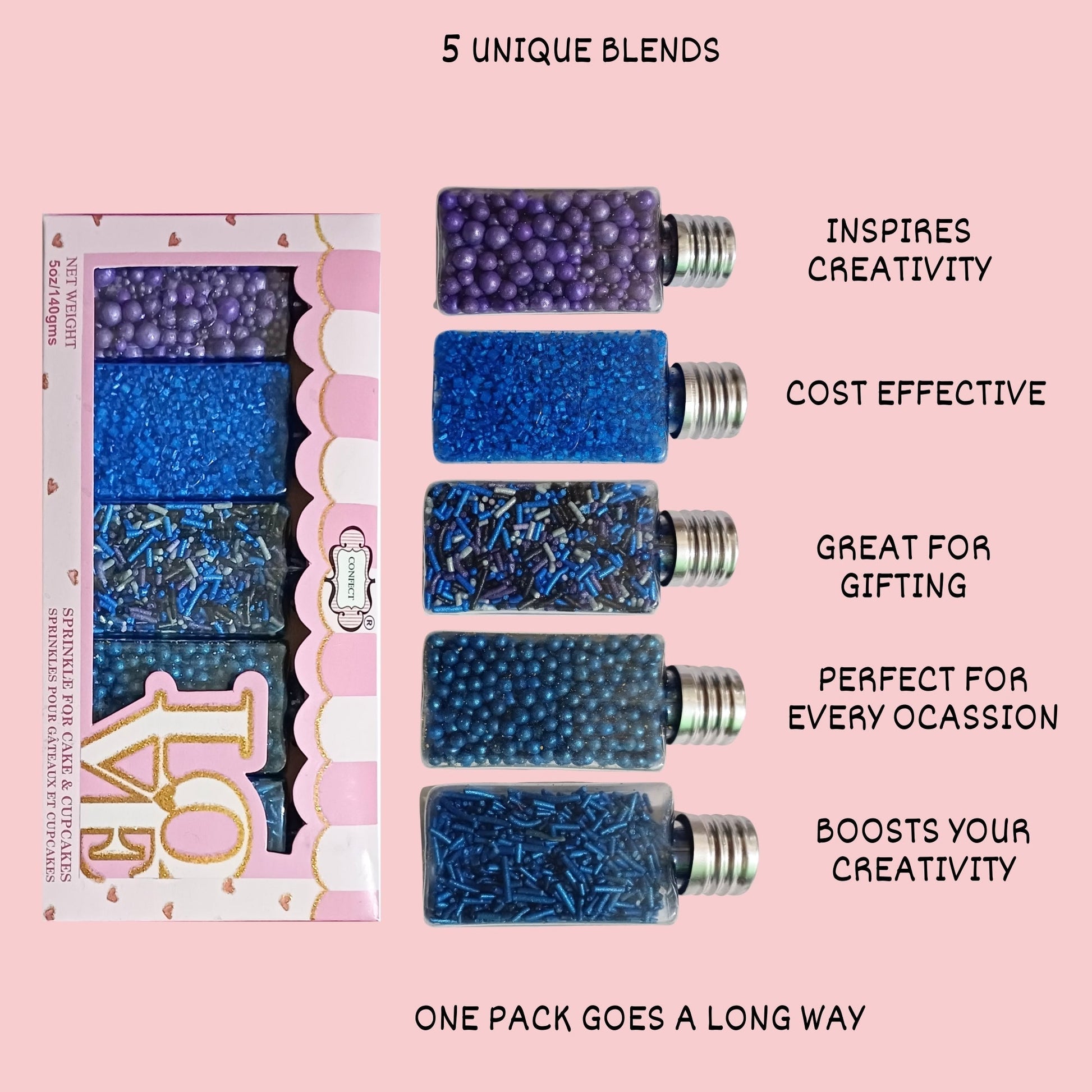 Confect Fusion Mashup Sprinkles FM Multipack 25