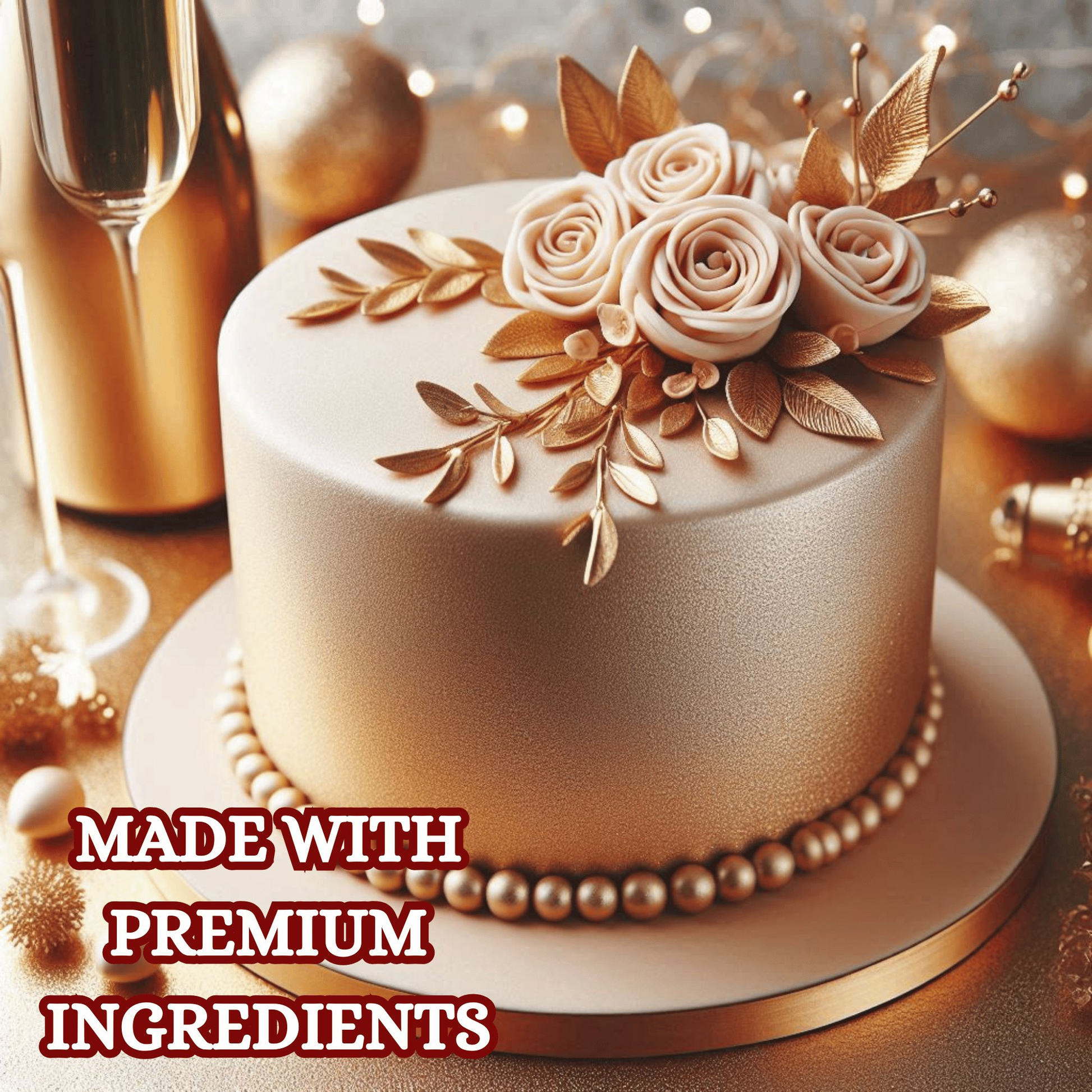 Confect Champagne Gold | Edible Sugar Paste