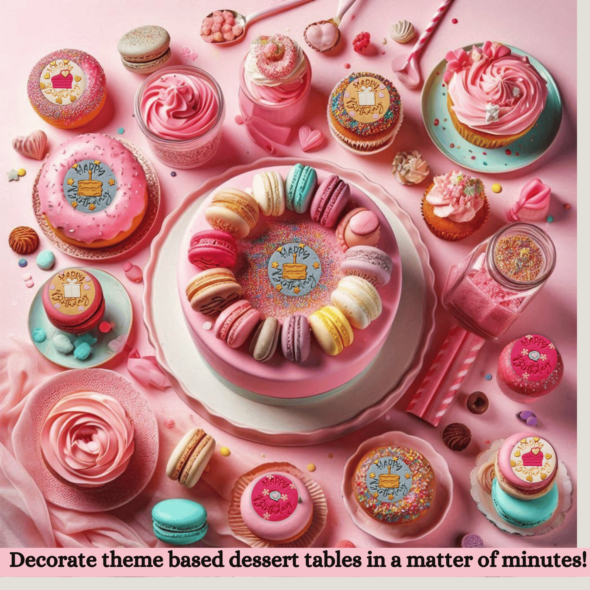 Confect Happy Birthday | Edible Celebration Topper