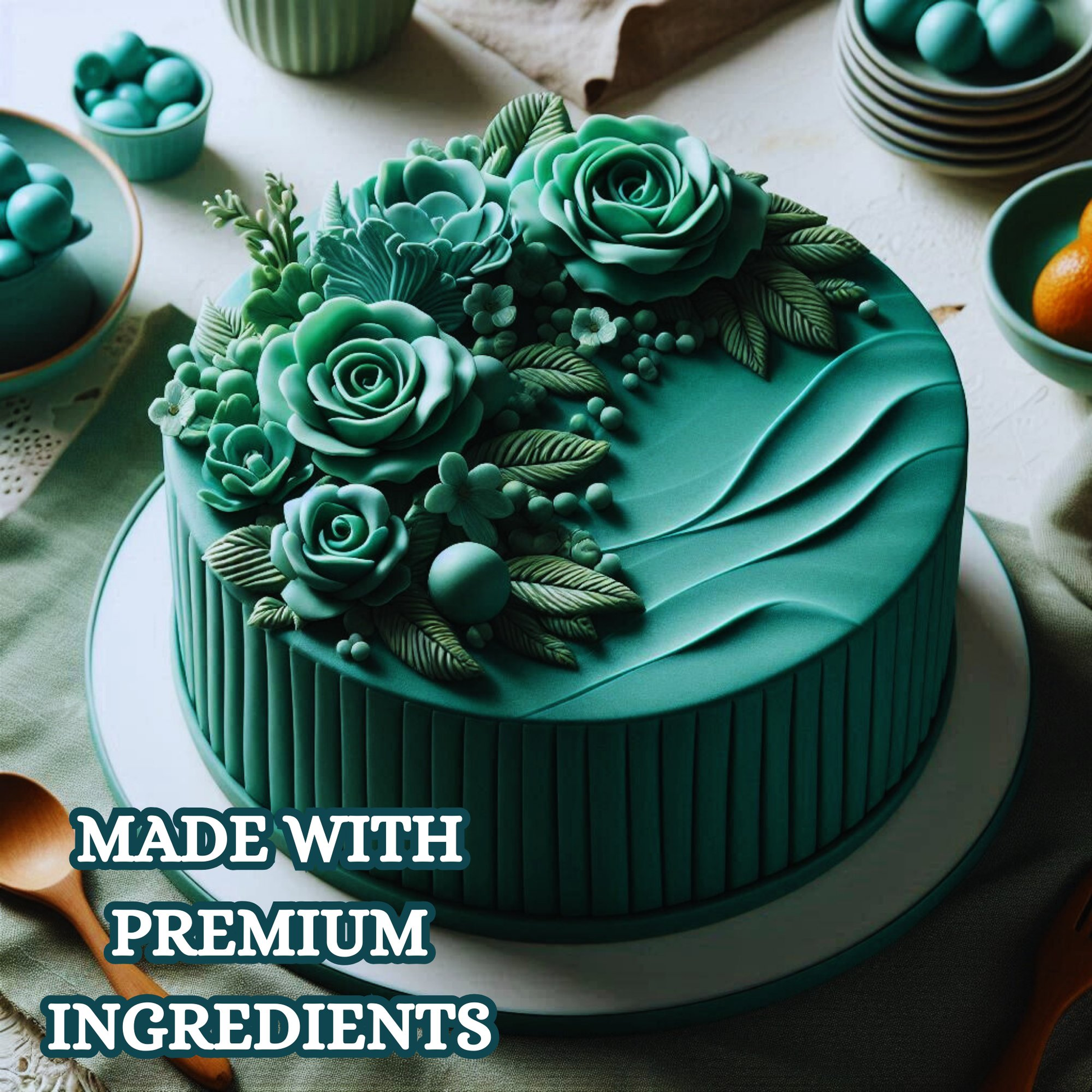 Confect Emerald Green Fondant | Edible Sugarpaste