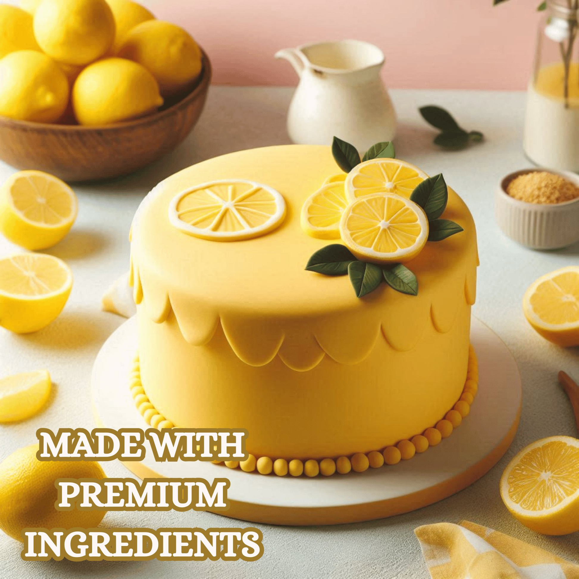 Confect Lemon Yellow Fondant | Edible Sugarpaste