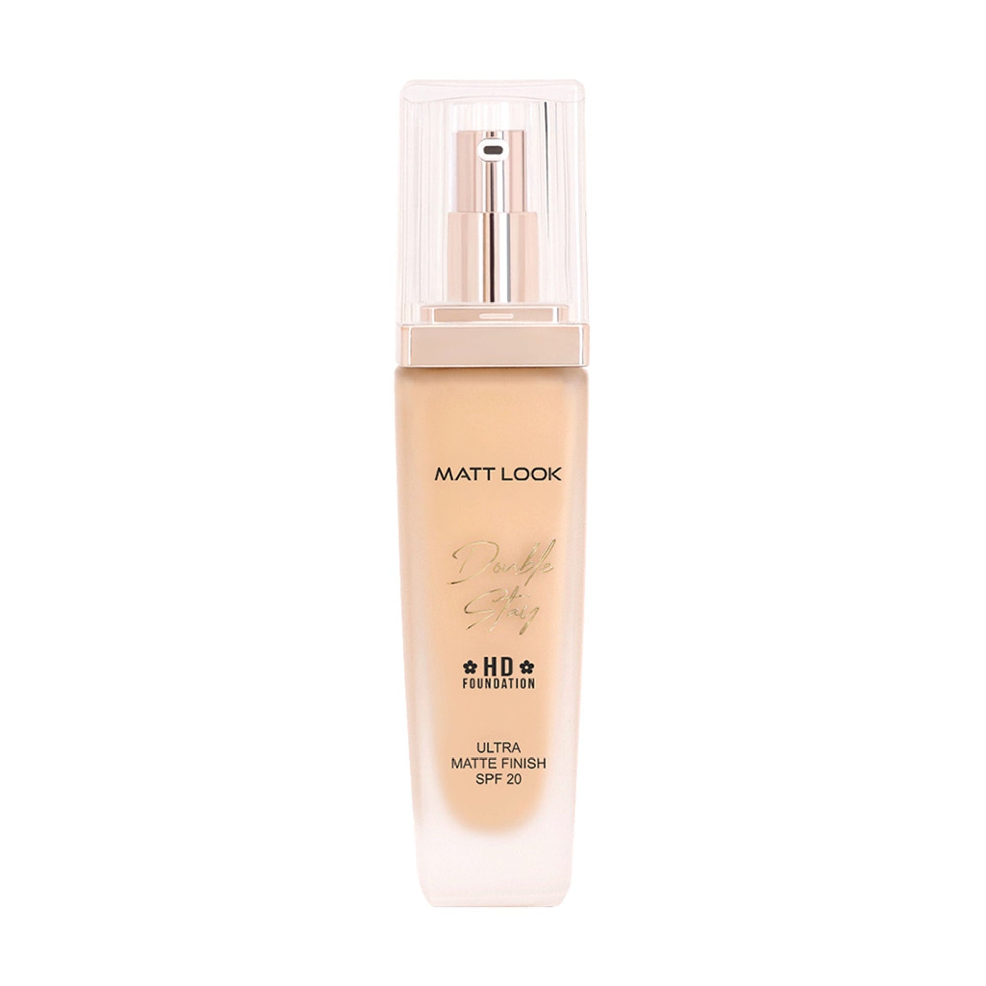 Matt Look Double Stay HD Weightless Foundation Matte Finish - 04 Natural Beige 