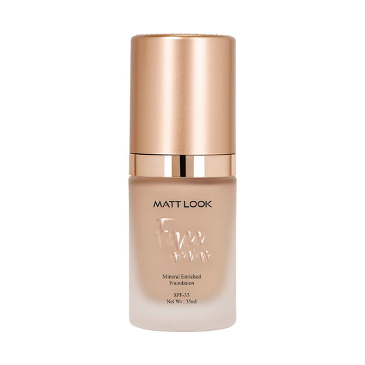 Matt Look Face Genius Mineral Enriched Weightless Matt Finish Foundation - 06 Sand Tan 