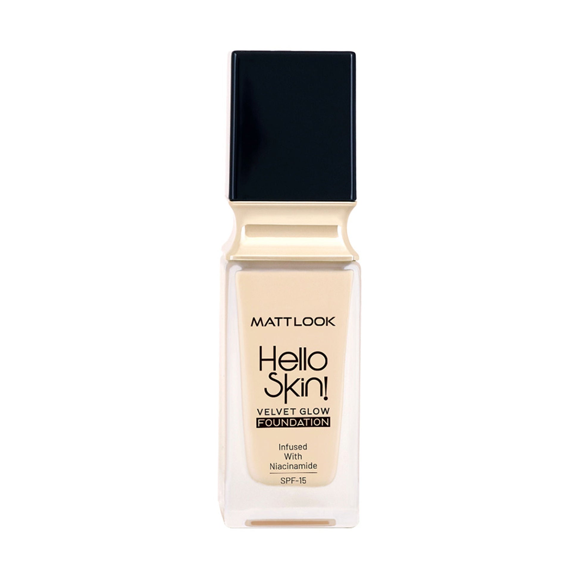 Matt Look Hello Skin Velvet Glow Foundation - 01 Porcelain 