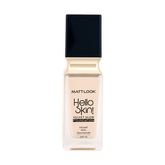 Matt Look Hello Skin Velvet Glow Foundation - 02 Rose Vanilla 