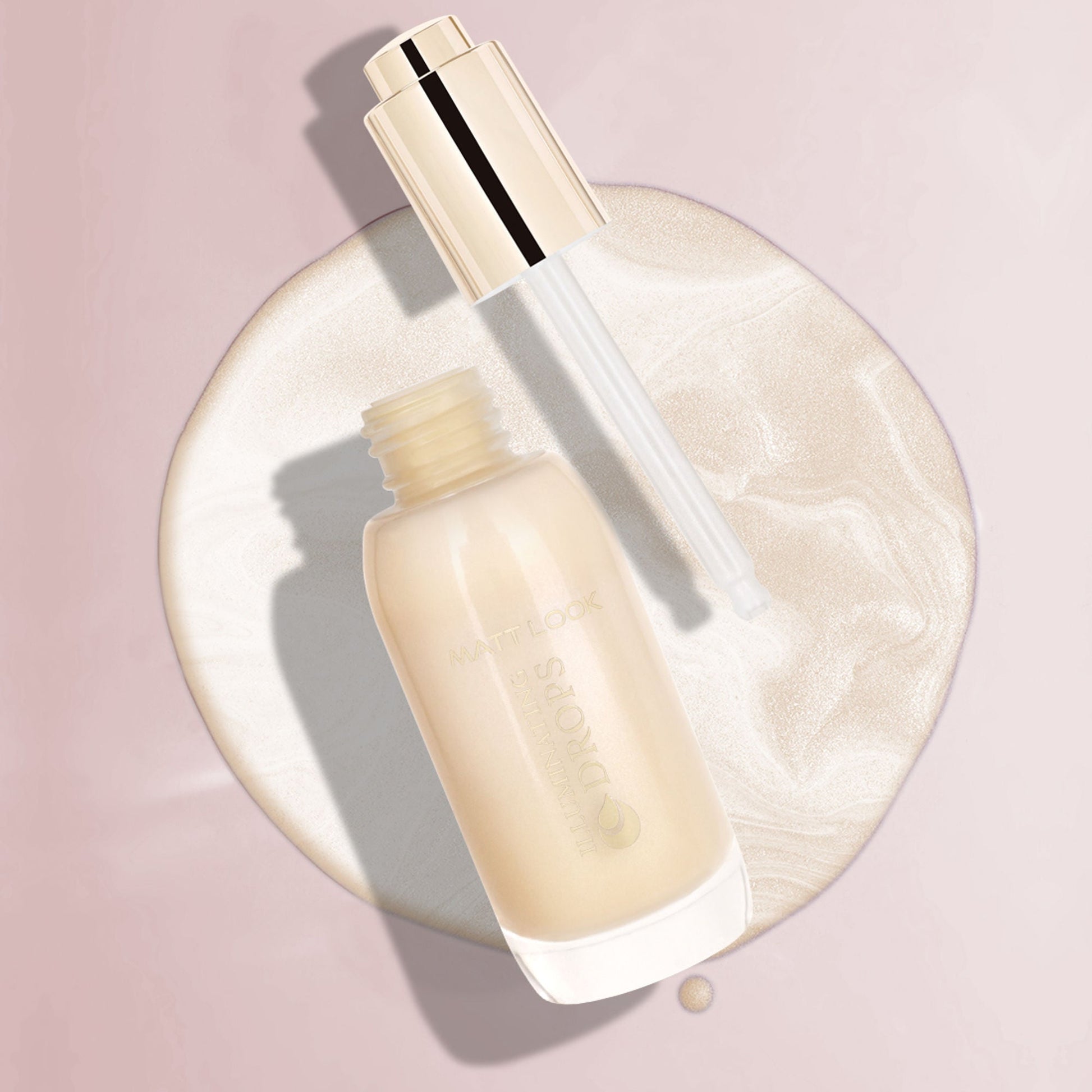Matt Look Illuminating Drops Liquid Highlighter - 002 Gold Glimmer 