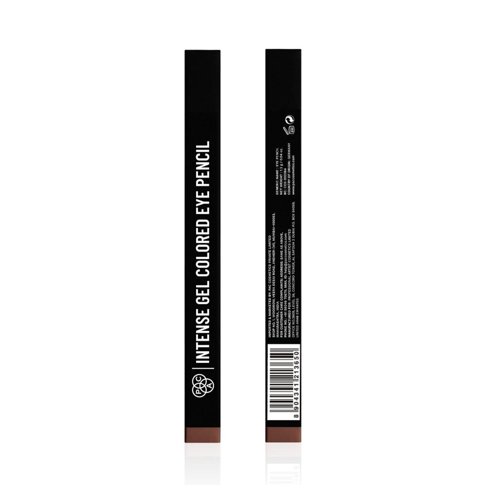 PAC Studio Intense Gel Colored Eye Pencil - Dark Brown