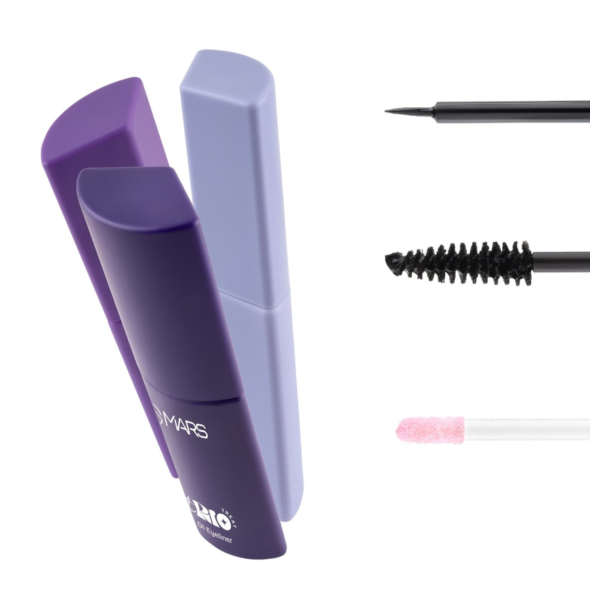 MARS Cosmetics Trio Treat, 3-In-1 Eye Makeup Kit With Eyeliner, Mascara & Eyeshadow 