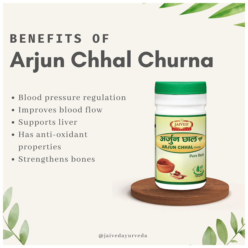 Jaived Ayurveda Arjun Chhal Churna 