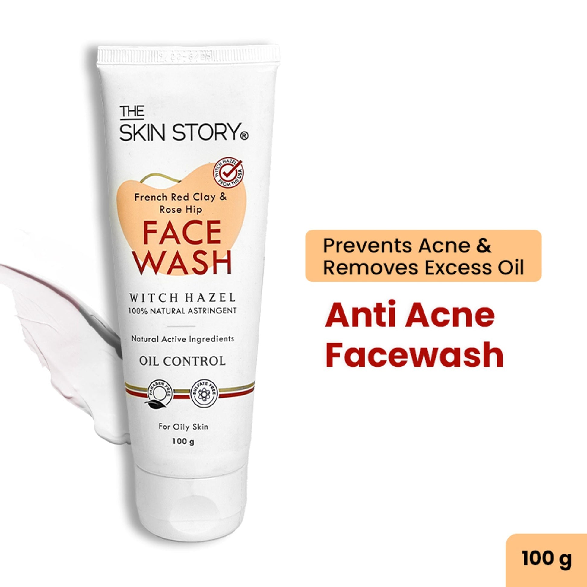 The Skin Story French Clay Pimple Oil Control Face Wash  Grab2Buy The Skin Story Grab2Buy