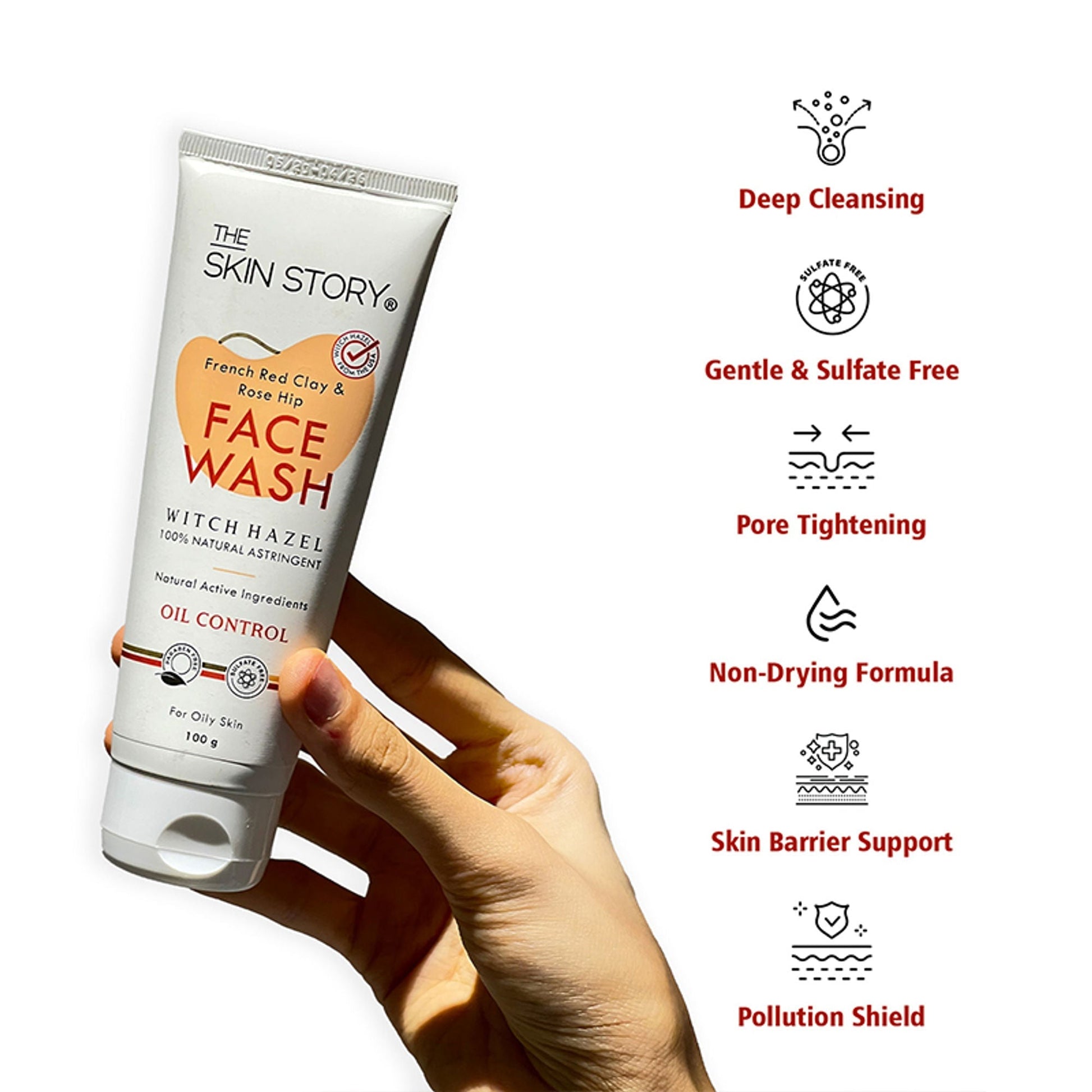 The Skin Story French Clay Pimple Oil Control Face Wash  Grab2Buy The Skin Story Grab2Buy