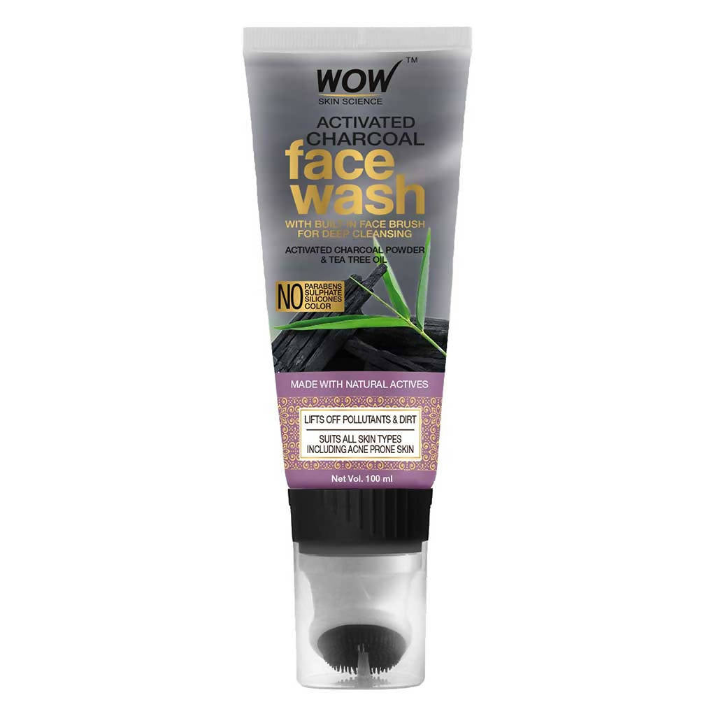 Wow Skin Science Activated Charcoal Face Wash Gel  Grab2Buy Wow Skin Science Grab2Buy