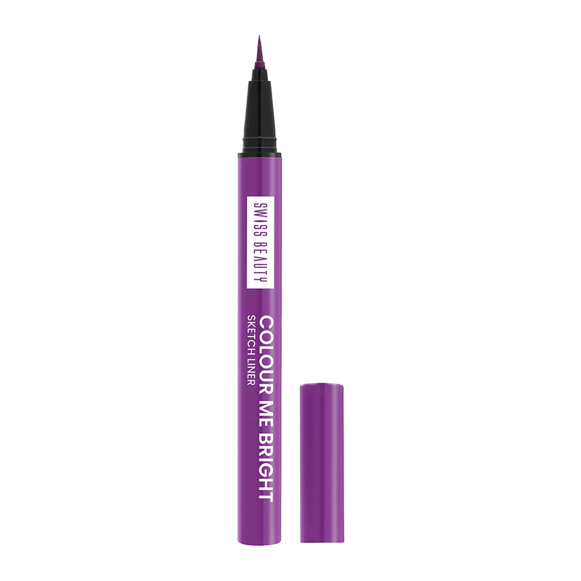 Swiss Beauty Colour Me Bright Sketch Eyeliner - 07 Purple Mush