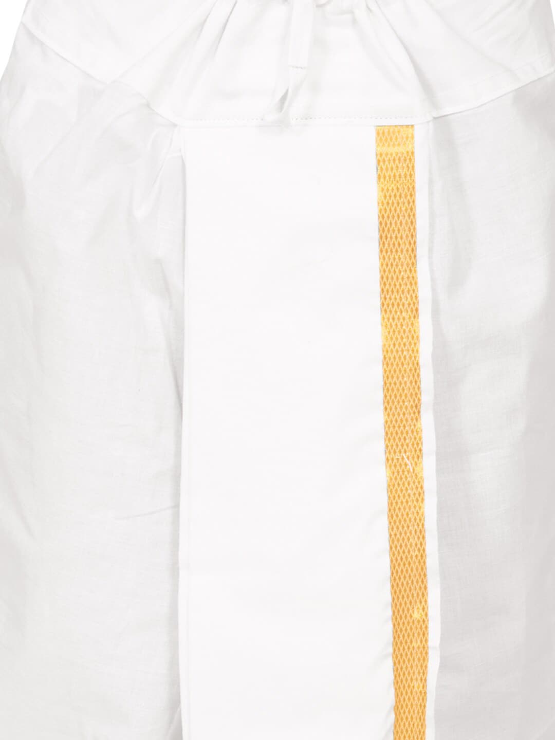 Sethukrishna Boys Yellow & Red Printed Kurta with Dhoti Pants