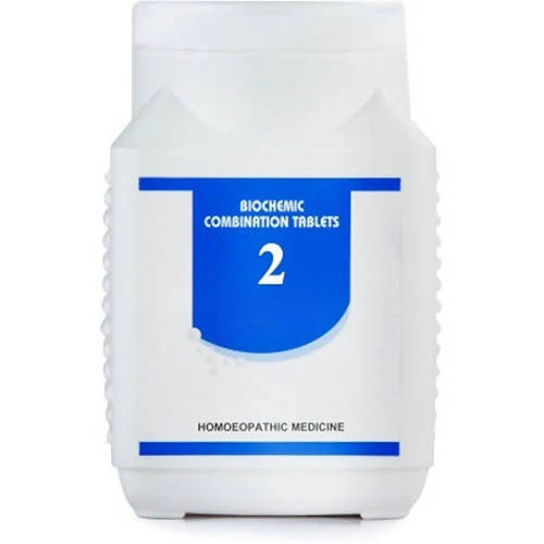 Bakson's Homeopathy Biochemic Combination 2 Tablets 