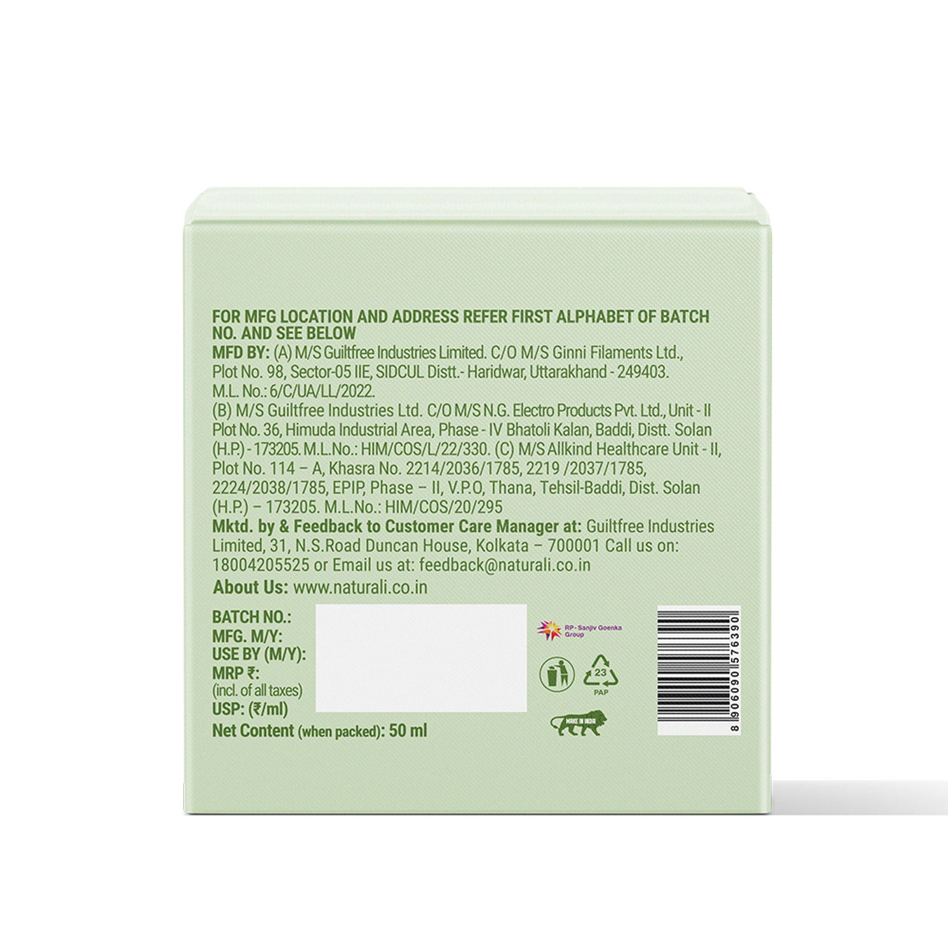Naturali Pigmentation Corrector Moisturiser with Superfoods Oat, Pea & Alpha Arbutin