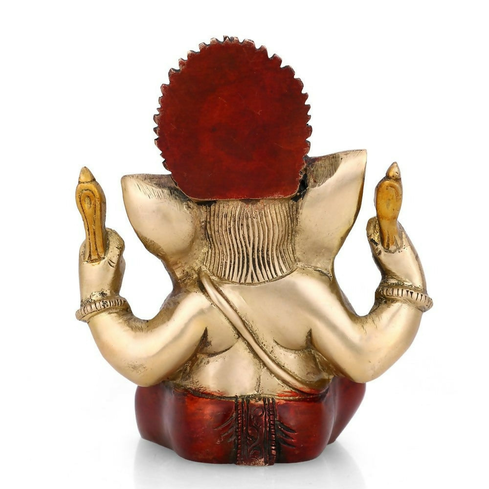 Collectible India Brass Ganesh Ganesha Murti Idol - Grab2buy