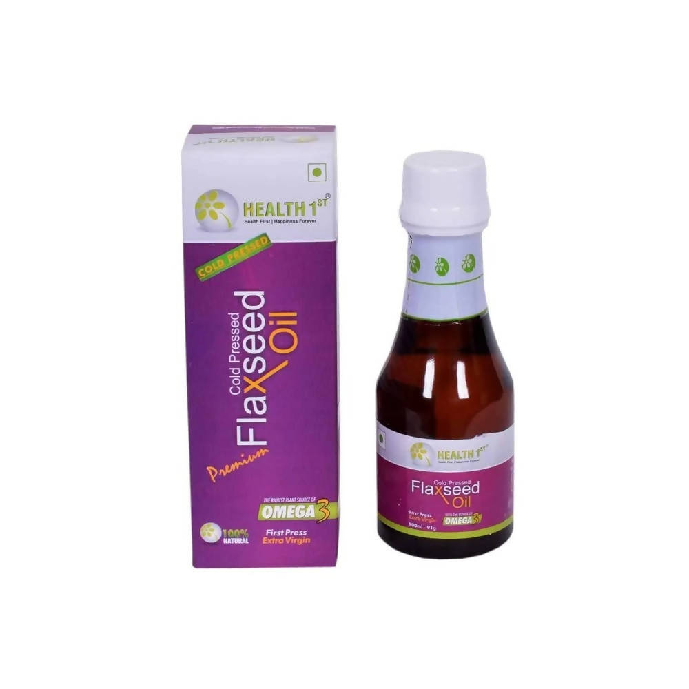 Health 1st Cold Pressed Flaxseed Oil - Grab2buy