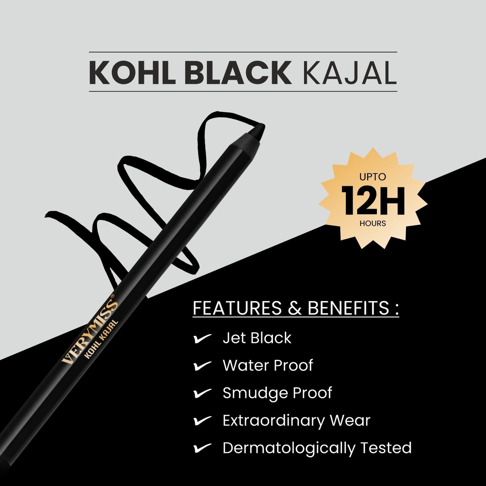 VERYMISS Kohl Black Kajal  Grab2Buy VERYMISS Grab2Buy