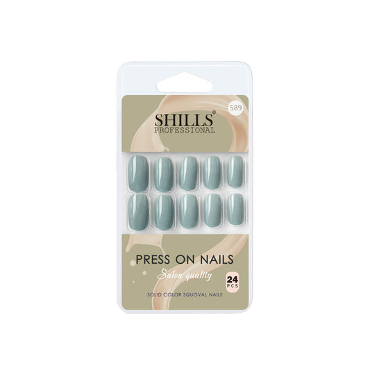 Shills Professional Reusable Press On Nails Square - SPN589