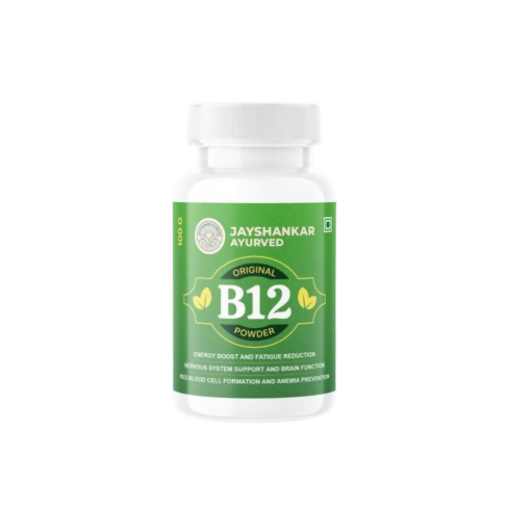 Jayshankar Ayurved Original Vitamin B12 Green Food Powder 