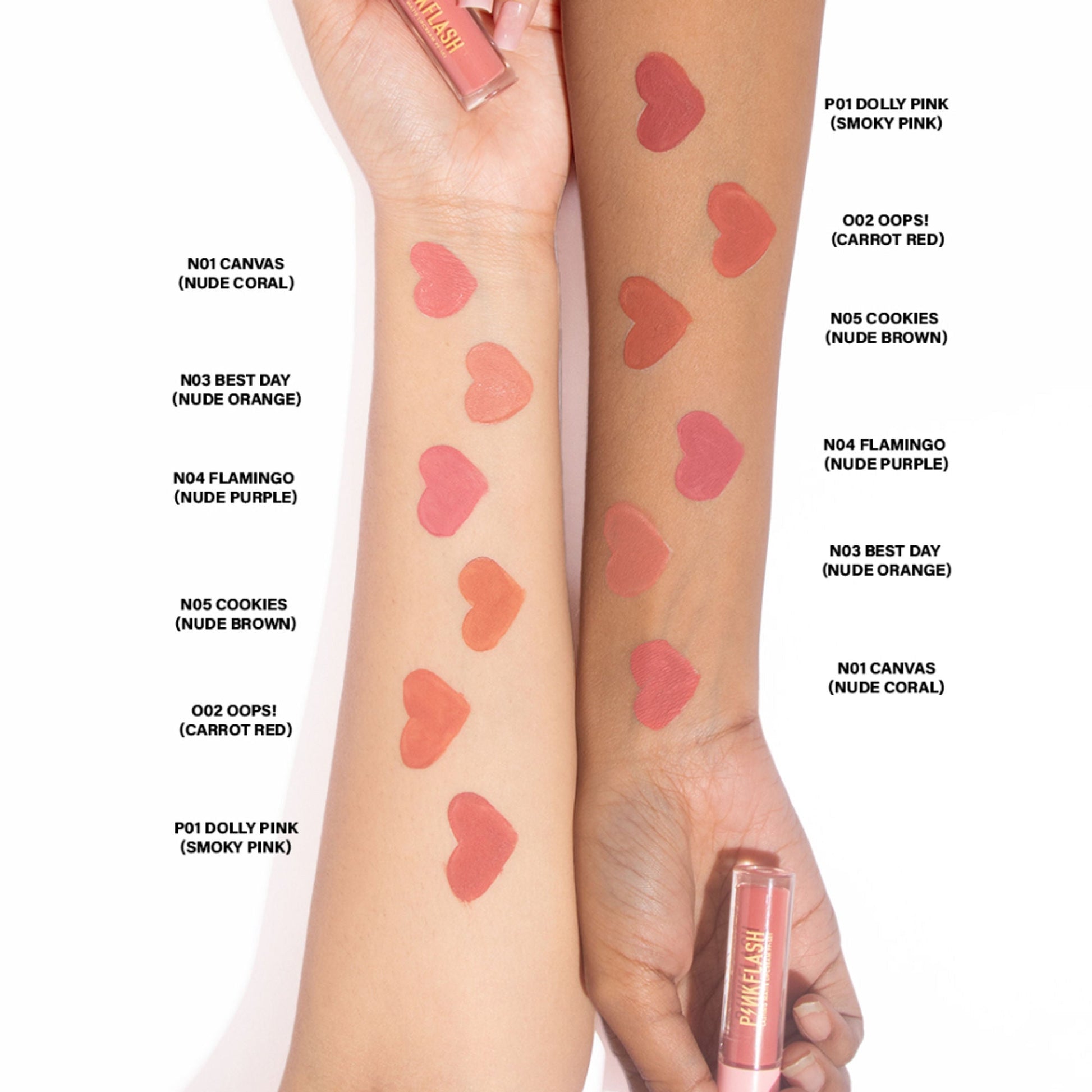 PINKFLASH Melting Matte Lip Cream - N05 Cookies