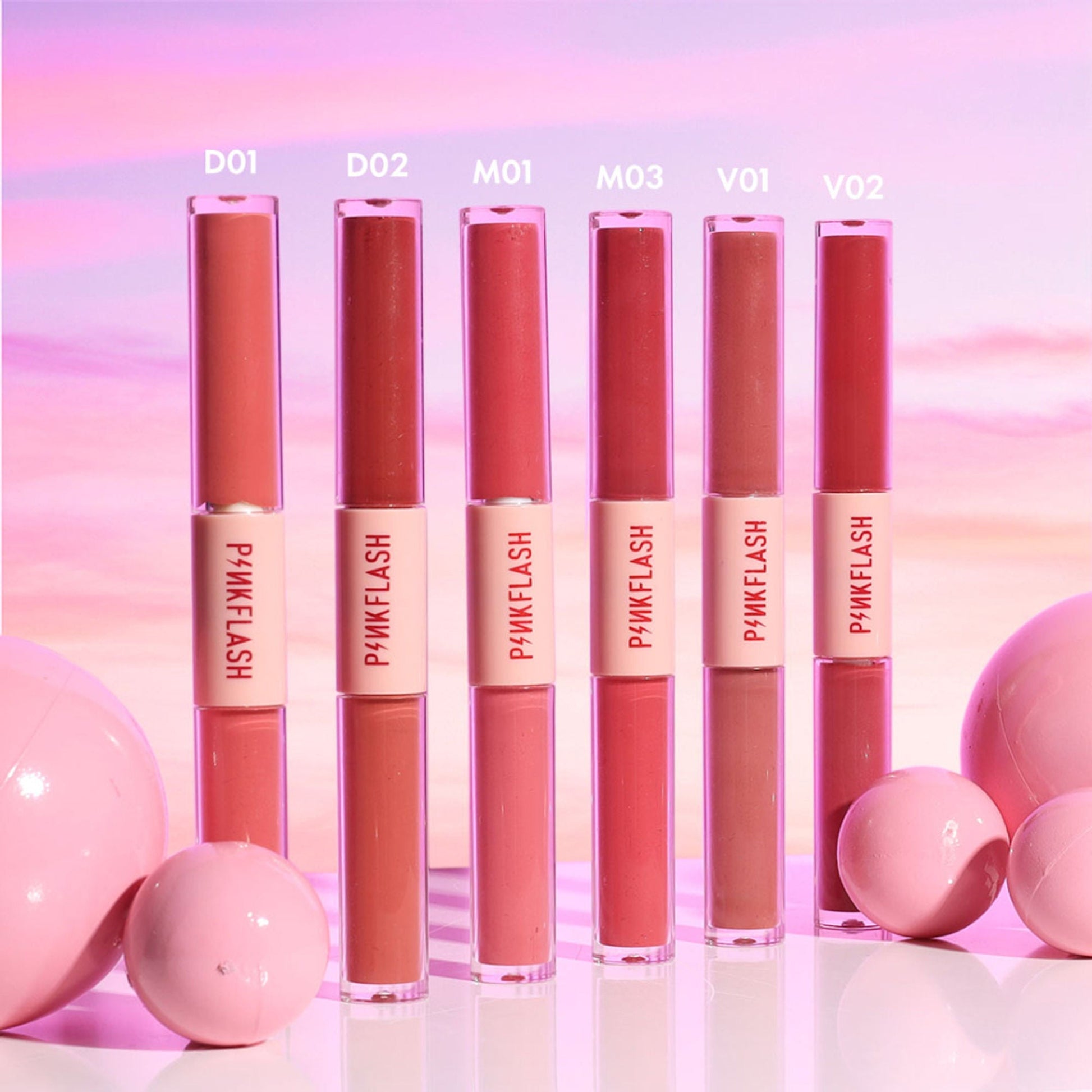 PINKFLASH Duo Lip Gloss - V01