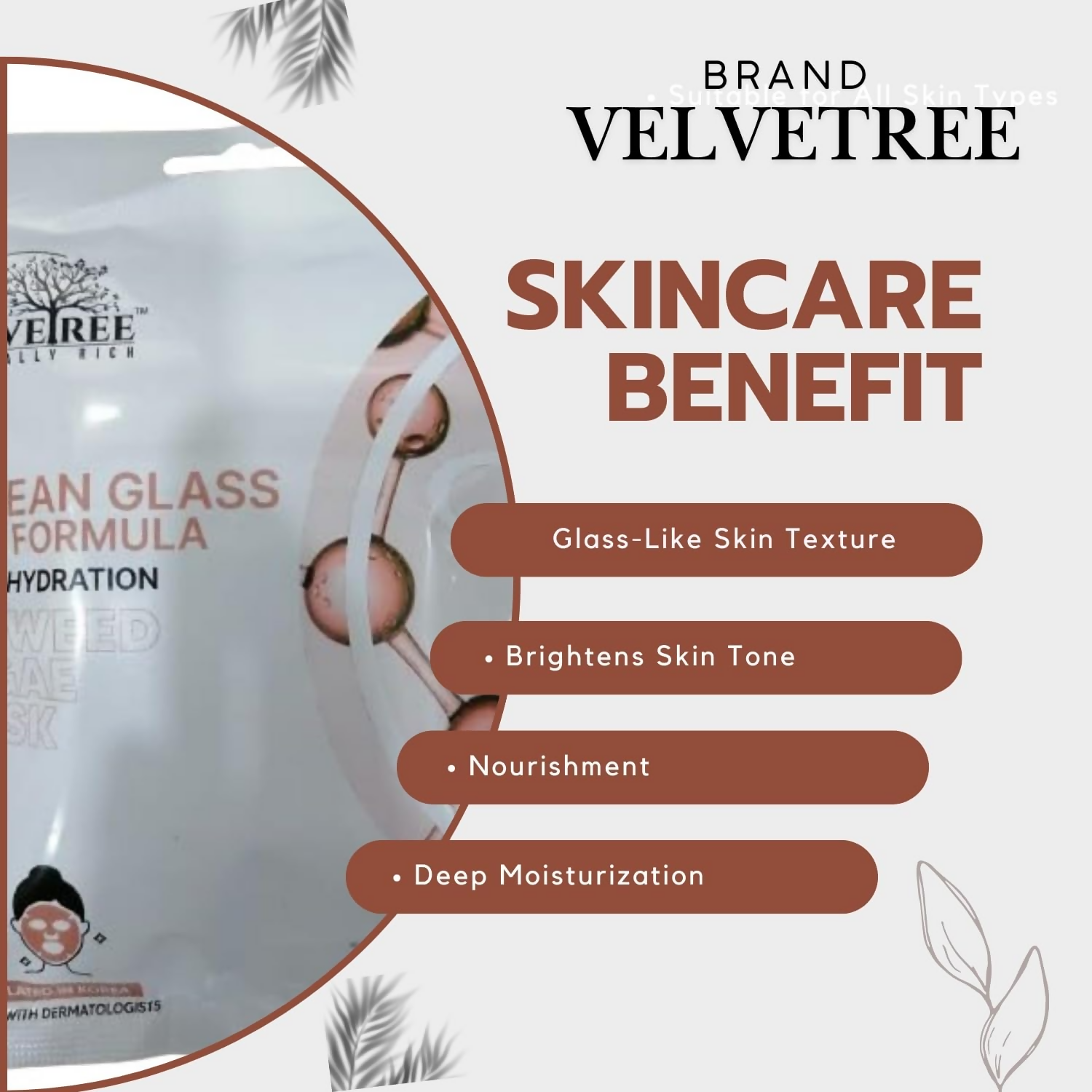 Velvetree Deep Cleansing Face Mask For Glowing Skin  Grab2Buy Velvetree Grab2Buy