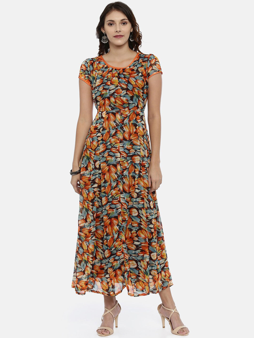 Souchii Women Assorted Printed Fit And Flare Kurta Dress 