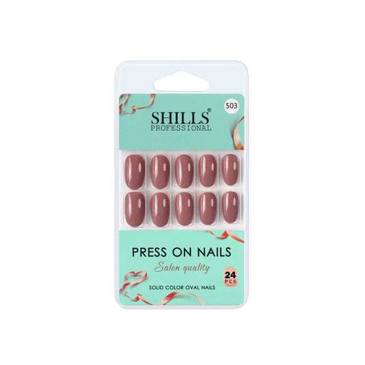 Shills Professional Reusable Press On Nails Oval - SPN503