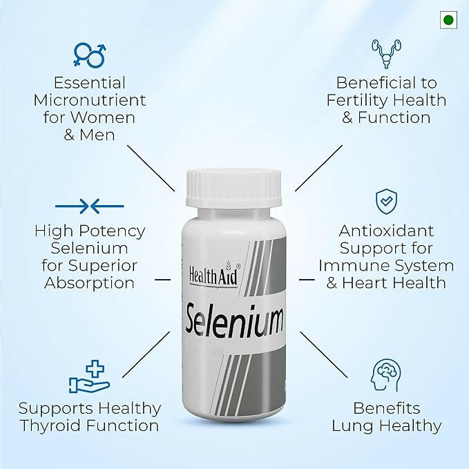 HealthAid Selenium 200 mcg Tablets 