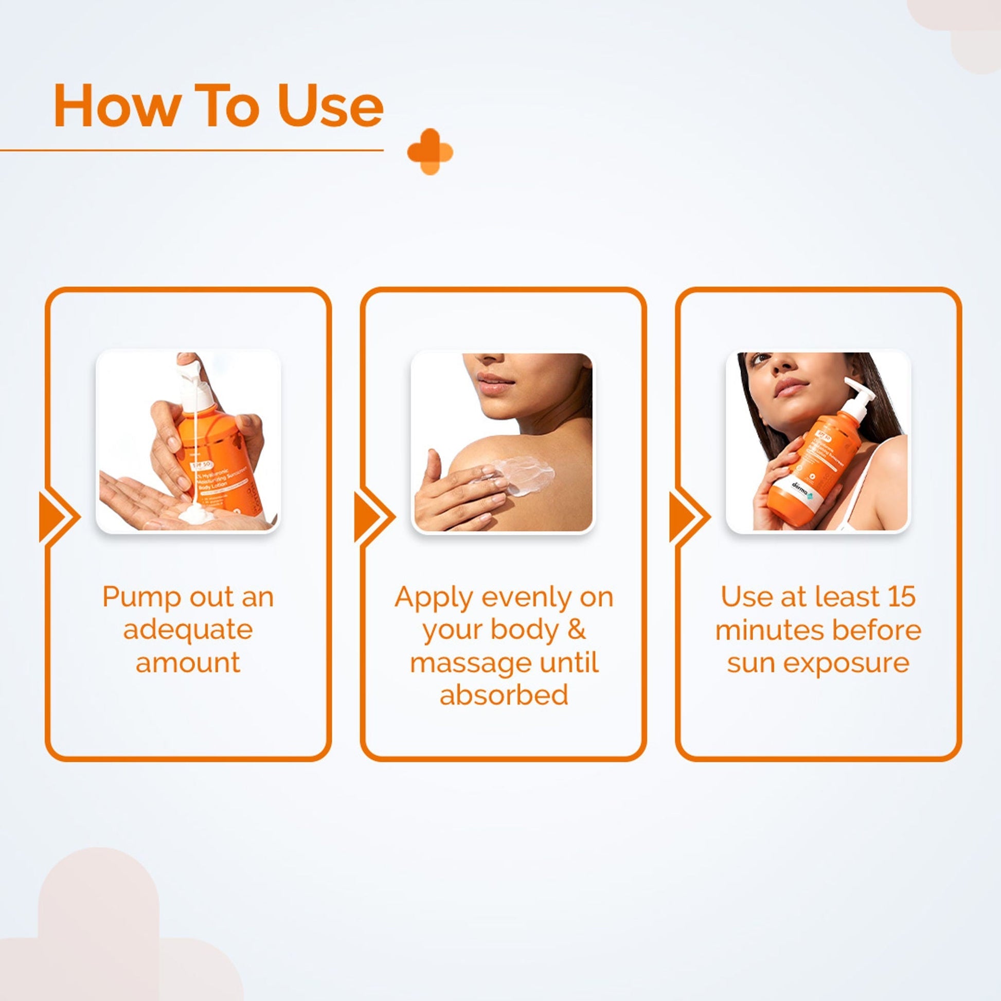 The Derma Co 1% Hyaluronic Moisturizing Sunscreen Body Lotion SPF 50 PA++++  Grab2Buy The Derma Co Grab2Buy
