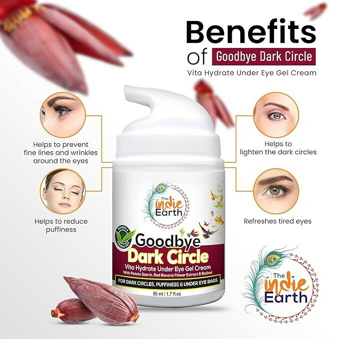The Indie Earth Good Bye Dark Circles Vita Rich Under Eye Gel Cream  Grab2Buy The Indie Earth Grab2Buy