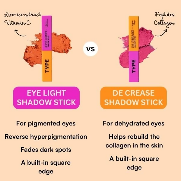 Type Beauty De Crease Eye Shadow Stick - Bordeaux 703  Grab2Buy Type Beauty Grab2Buy