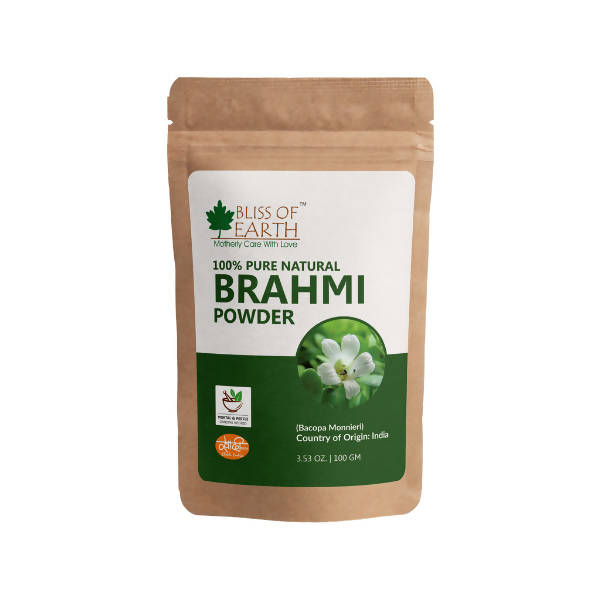 Bliss of Earth 100% Pure Natural Brahmi Powder  Grab2Buy Bliss of Earth Grab2Buy