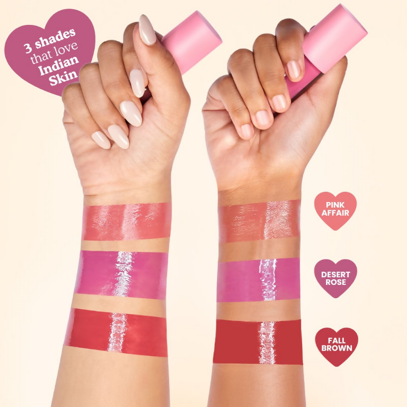 The Skin Diet Company Lip Barrier Tint High Shine Gloss Oil - Desert Rose  Grab2Buy The Skin Diet Company Grab2Buy