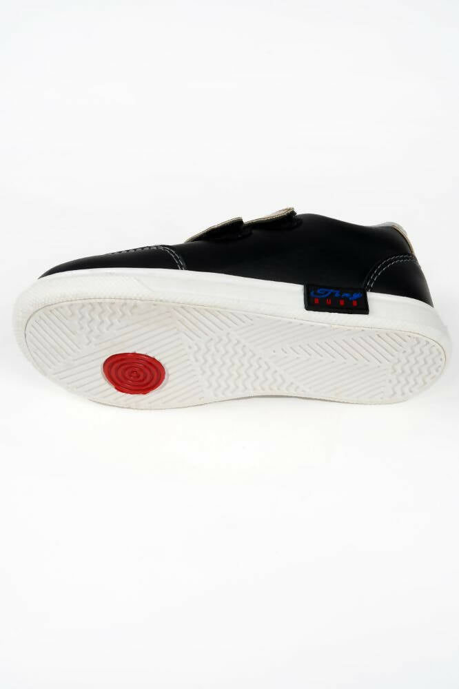 Tiny Bugs For Boys & Girls Double Velcro Sneakers - Black  Grab2Buy Tiny Bugs Grab2Buy