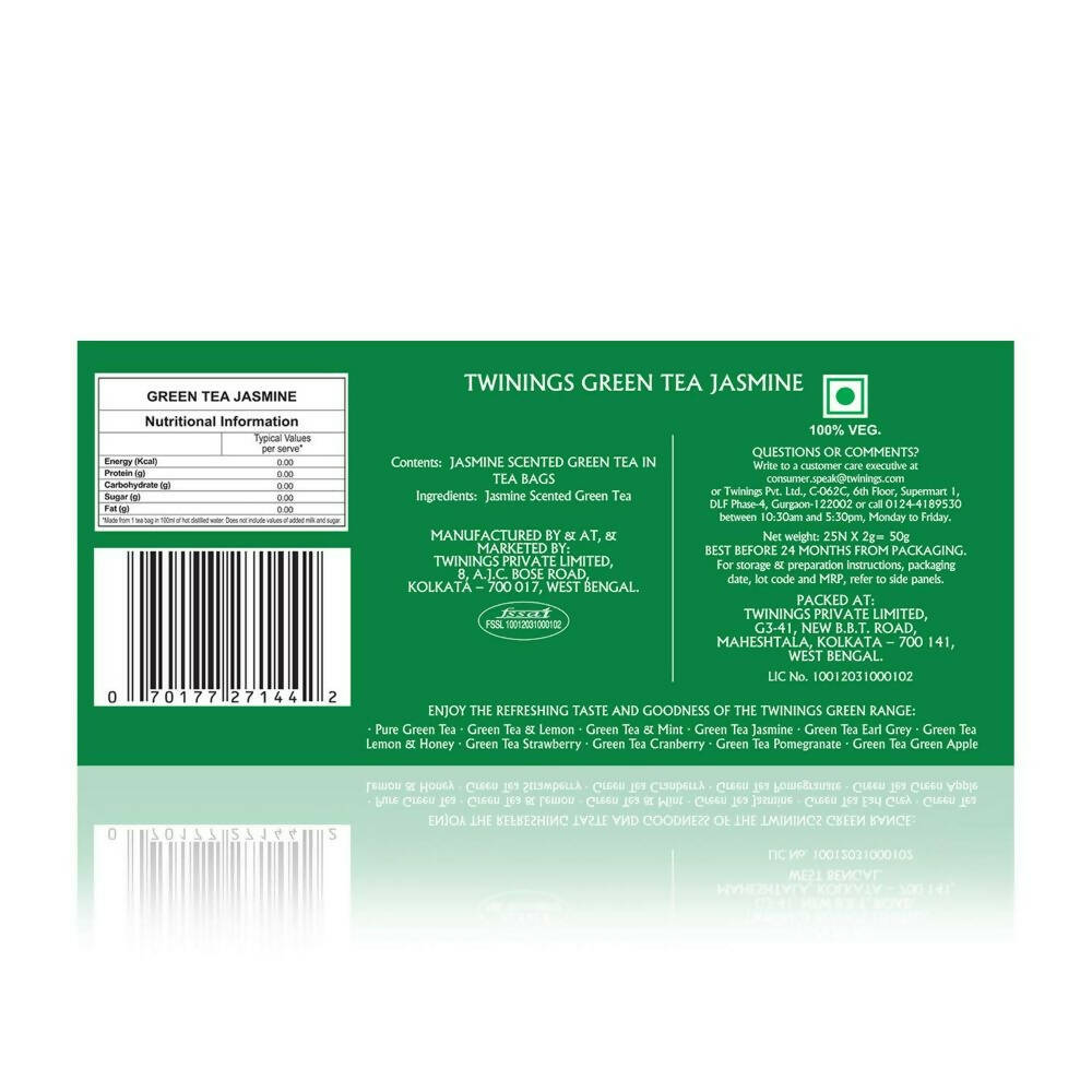 Twinings Green Tea Jasmine Teabags 