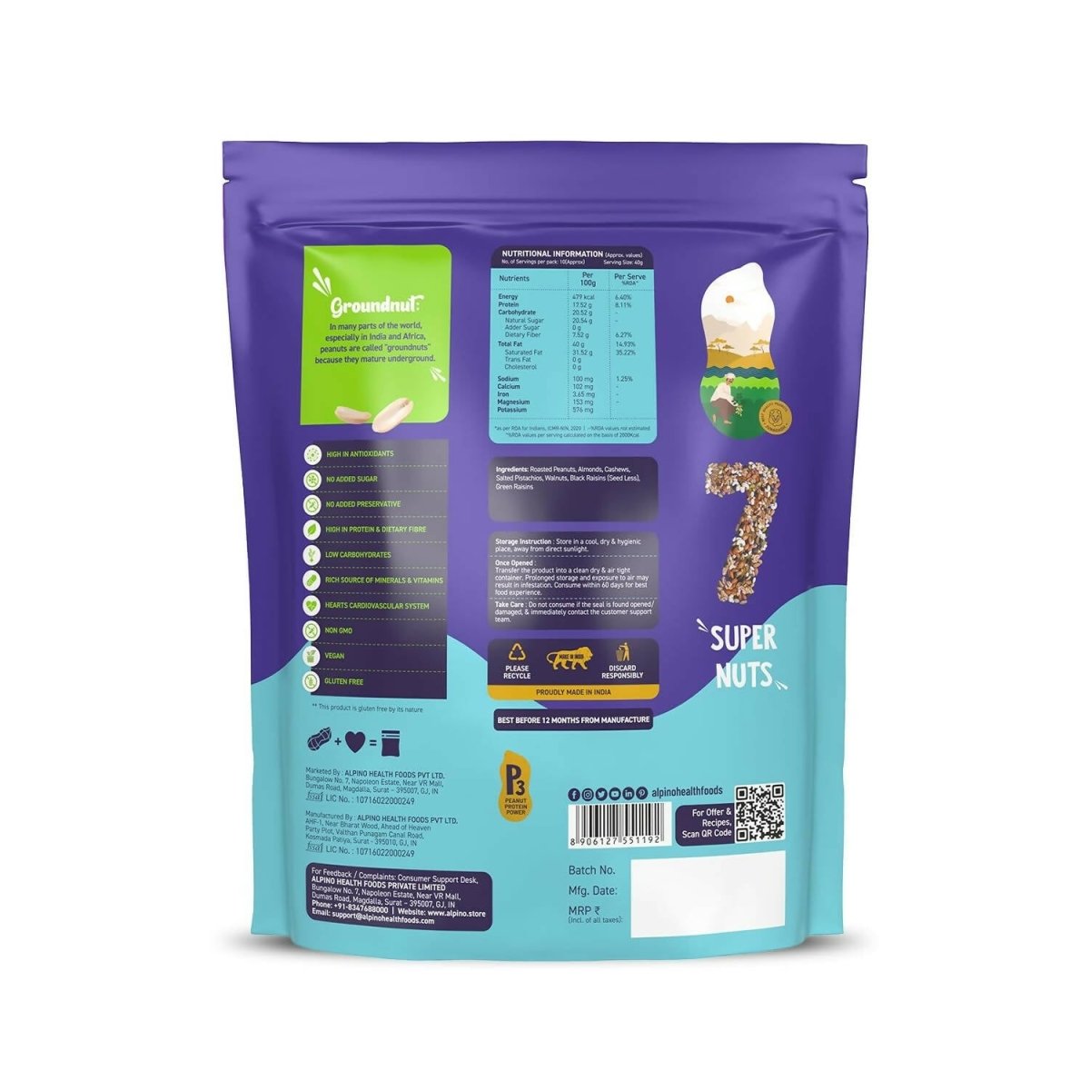 Alpino 7-in-1 Super Nuts Health Trial Mix 